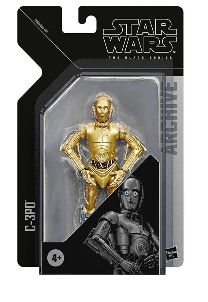 Hasbro Star Wars Star Wars The Black Series Archive C-3PO zabawka 15 cm w skali Star Wars: Figurka z nową nadzieją, zabawki dla dzieci w wieku od 4 lat wielokolorowa jeden rozmiar F4369 F4369