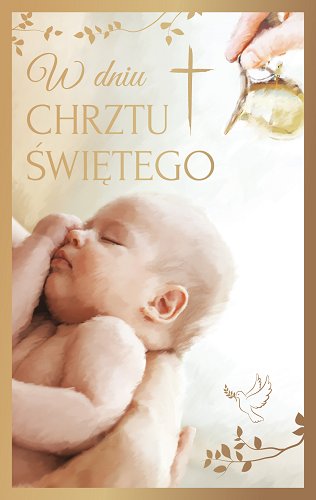 Kartka Na Chrzest Z Życzeniami Chm2