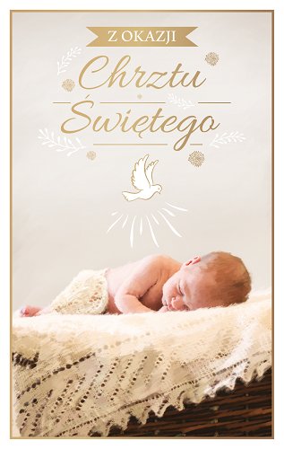 Kartka Na Chrzest Z Życzeniami Chm4