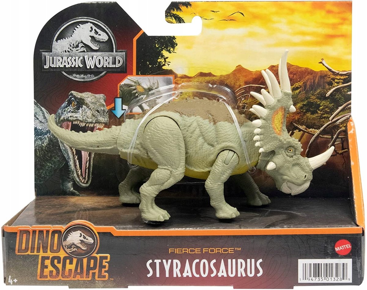Mattel Figurka Jurassic World Fierce Force Styracosaurus GWN31/HCL87 HCL87