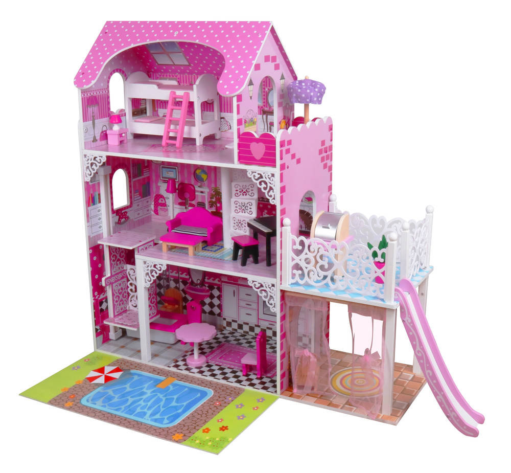 Import LEANToys Domek dla lalek Drewniany Willa Nadia LT-10217-0