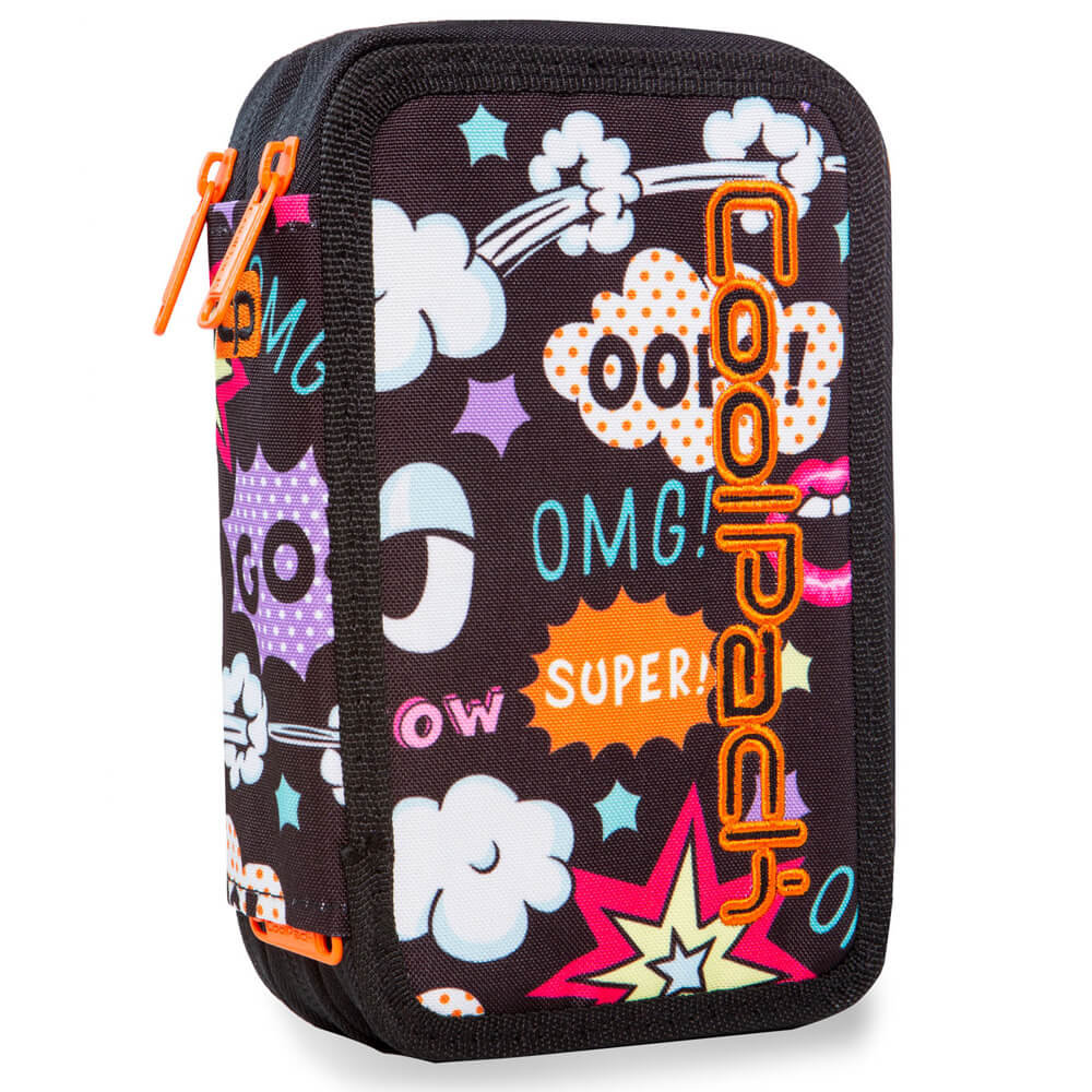 CoolPack Potrójny piórnik z wyposażeniem Jumper 3 COMICS A67202