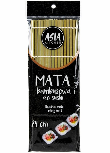 Sushi Asia Kitchen Mata bambusowa do gruba 24 x 24cm - Asia Kitchen 2967-uniw