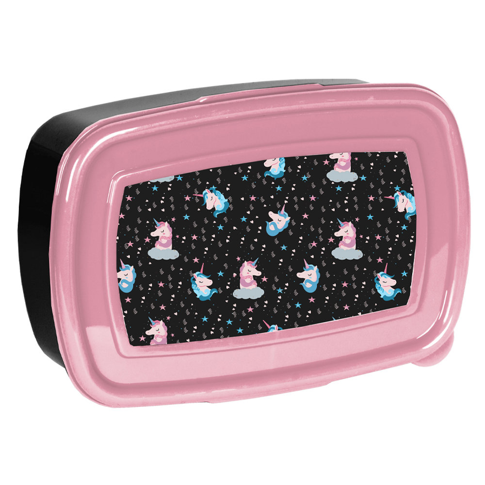 Paso Śniadaniówka Unicorn Black PP22UN-3022