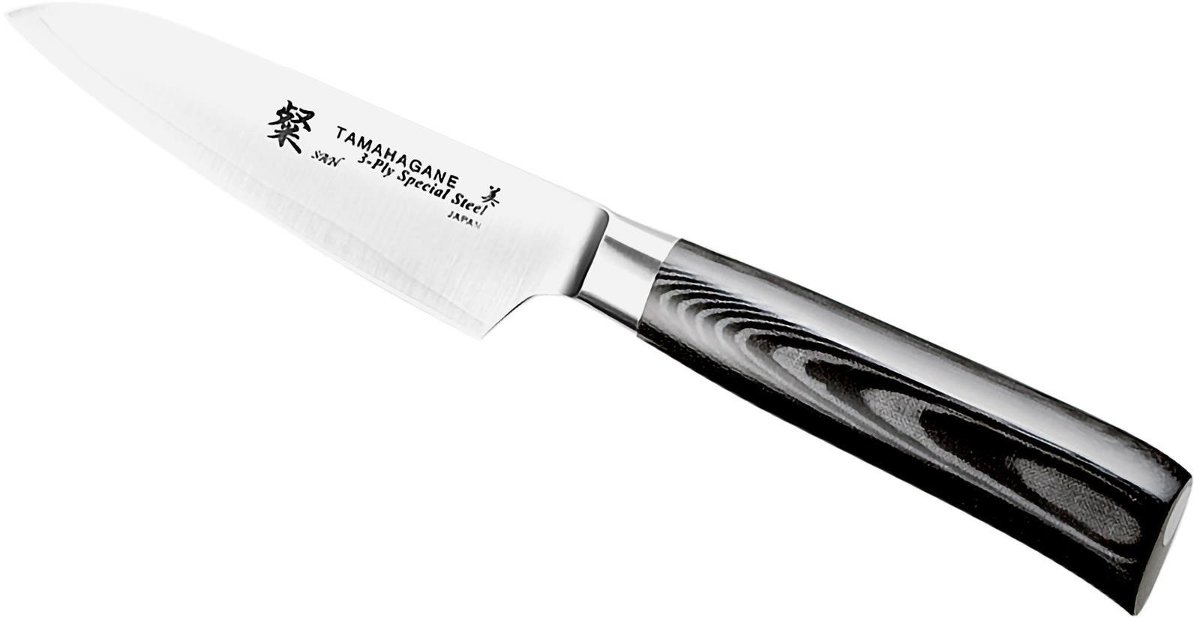 Tamahagane Tamahagane SAN Black Nóż do obierania 9cm