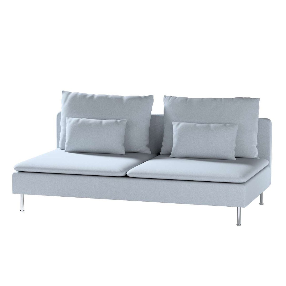 Dekoria pl pl Pokrowiec na moduł Söderhamn 3-osobowy błękitny melanż 186 x 99 x 83 cm Amsterdam 1006-704-46