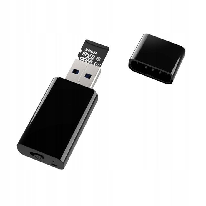 Dyktafon Szpiegowski 24H Pendrive Podsłuch Do 64Gb