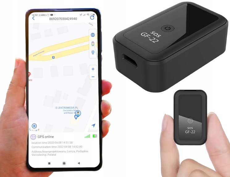 7SMART Lokalizator Gps Z Podsłuchem Gsm Aplikacja Android QFII021