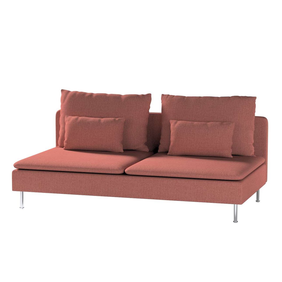Dekoria pl pl Pokrowiec na moduł Söderhamn 3-osobowy brązowo-koniakowy 186 x 99 x 83 cm City 1006-704-84