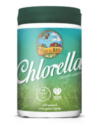 CHLORELLA 100% ORGANIC - 410TABL, THIS IS BIO