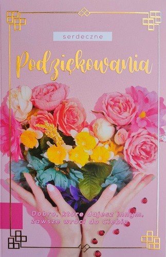 Podziękowania Kartka Z Mottem I Życzeniami 2K90