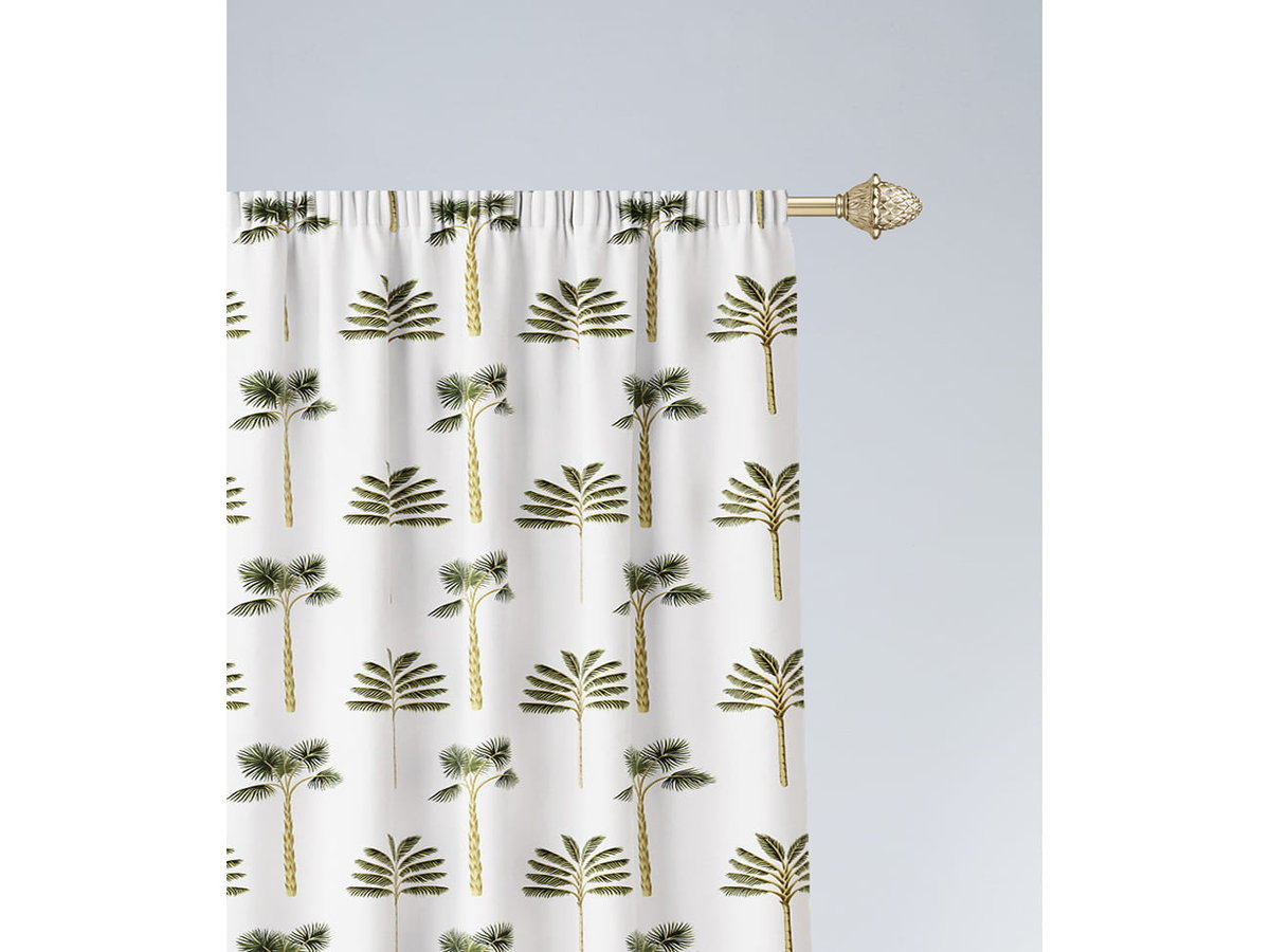 ZASŁONA HARMONY KEY WEST PALMS TAPE 140X250 + ZASŁONA HARMONY KEY WEST PALMS TAPE 140X250