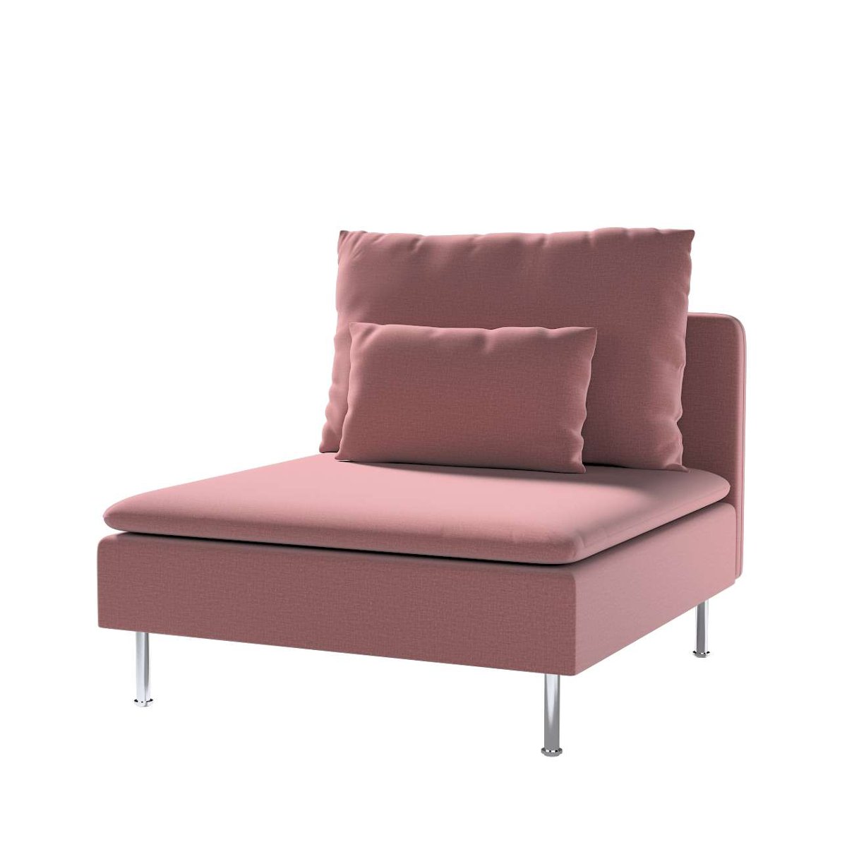 Dekoria pl pl Pokrowiec na moduł Söderhamn 1-osobowy jasna śliwka welwet 93 x 99 x 83 cm Ingrid 1007-705-38