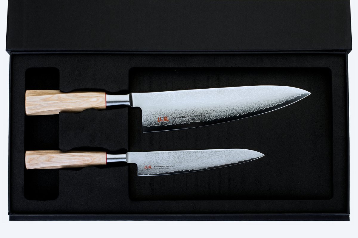 Suncraft Zestaw noży Senzo Twisted Octagon w pudełku ozdobnym [TO_0503]