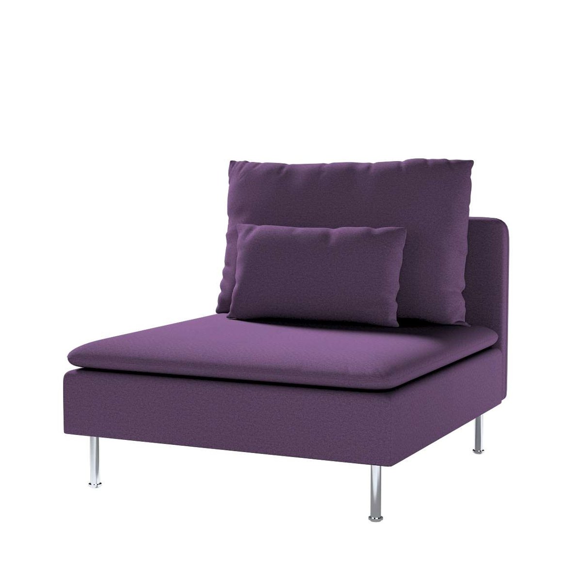 Dekoria pl Pokrowiec na moduł Söderhamn 1-osobowy fioletowy 93 x 99 x 83 cm Etna