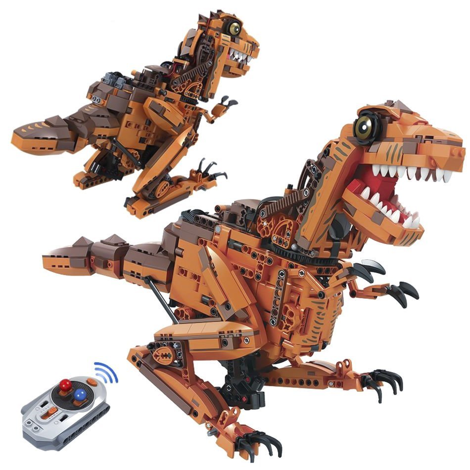 Dinozaur T-Rex Zdalnie Sterowany Klocki TECHNIC