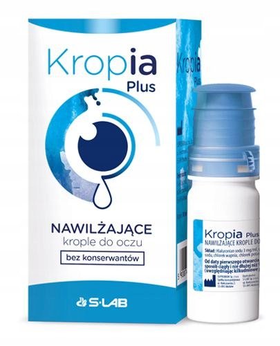 SUPROBION Kropia Plus nawilżające krople do oczu bez konserwantów 10 ml