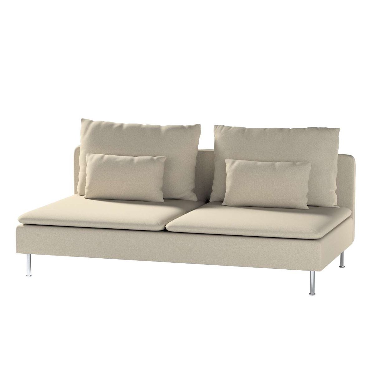 Dekoria pl pl Pokrowiec na moduł Söderhamn 3-osobowy szaro-beżowy 186 x 99 x 83 cm Amsterdam 1006-704-52