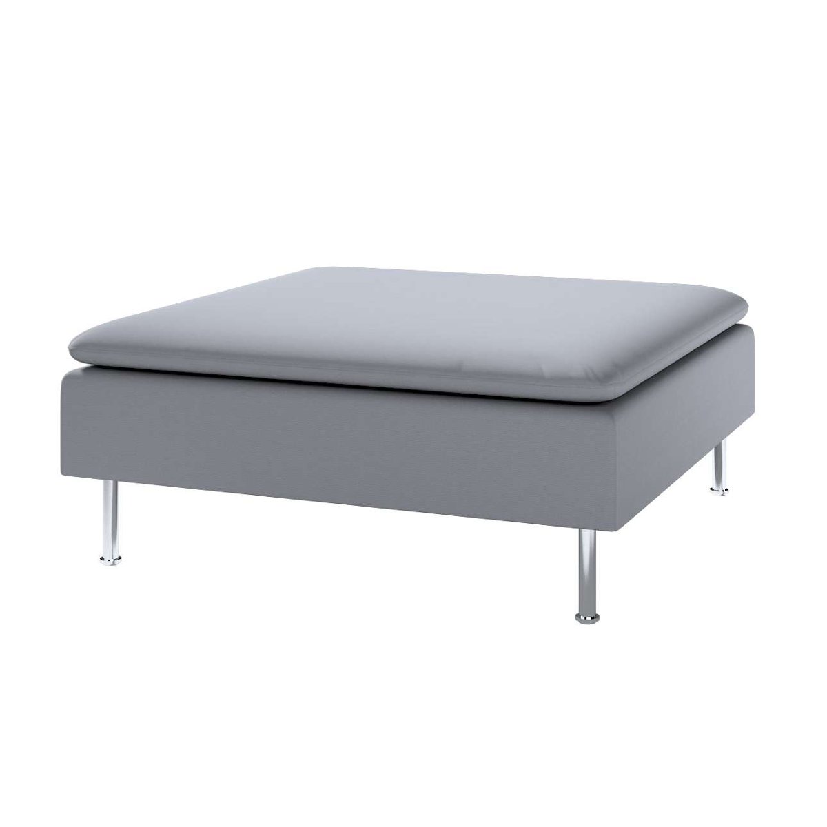 Pokrowiec na podnóżek Söderhamn, Cotton Panama,szary, 93x93x40 cm