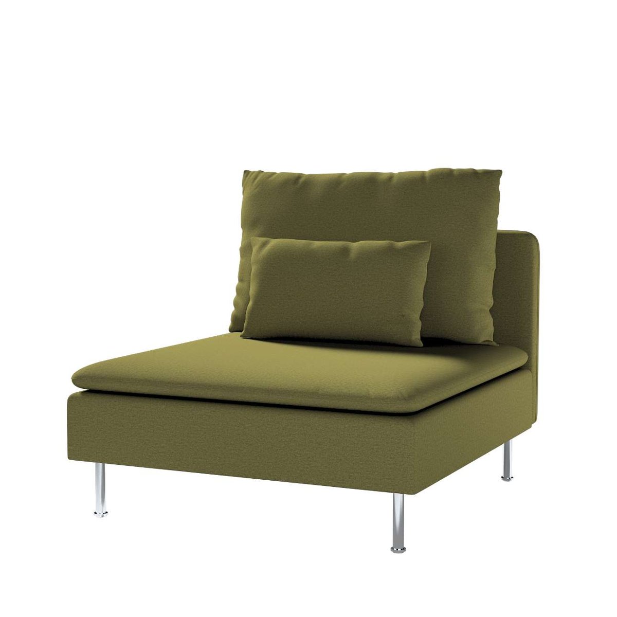 Dekoria pl Pokrowiec na moduł Söderhamn 1-osobowy oliwkowa zieleń 93 x 99 x 83 cm Etna