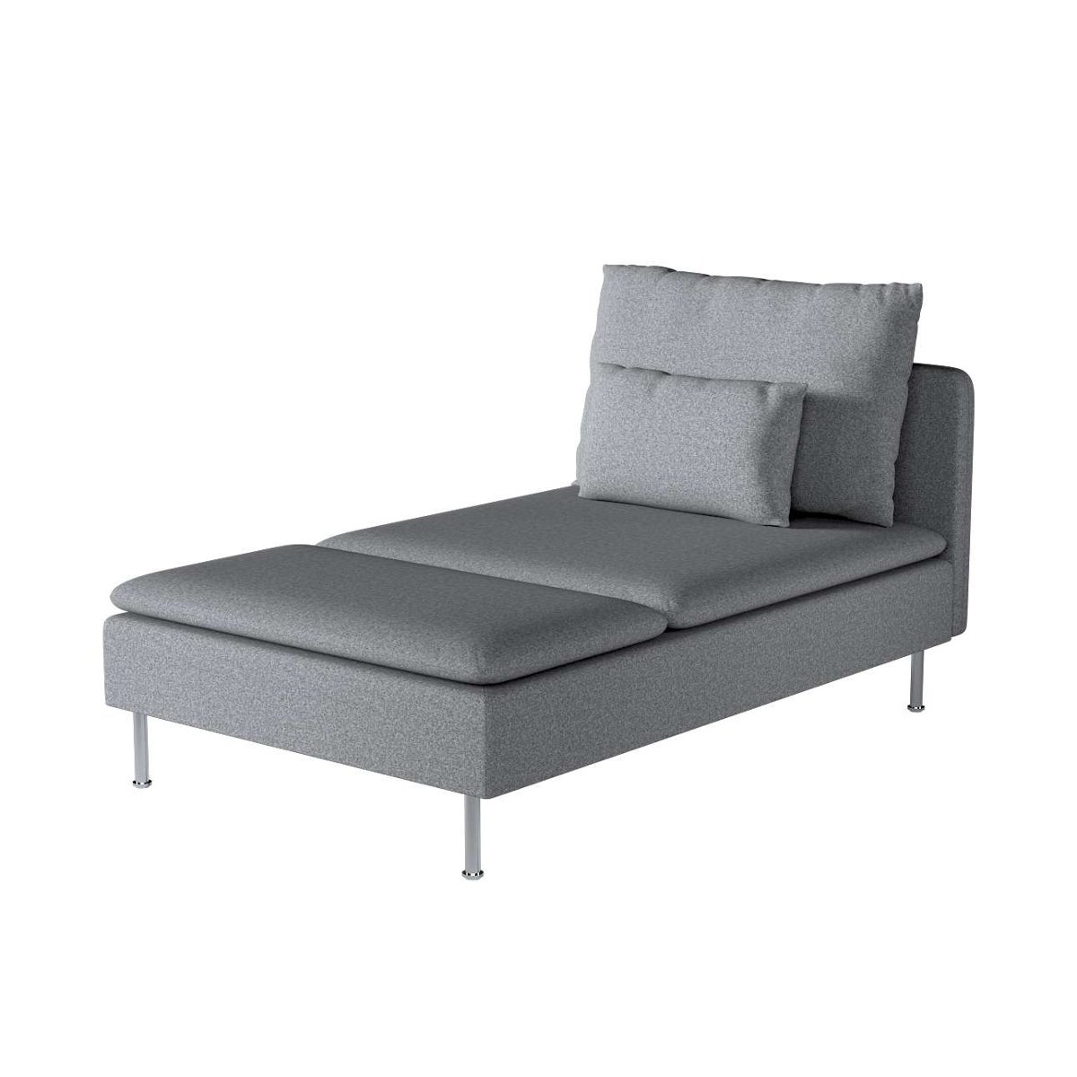 Dekoria pl pl Pokrowiec na szezlong Söderhamn ciemno szary melanż 93 x 151 x 83 cm Amsterdam 1009-704-47