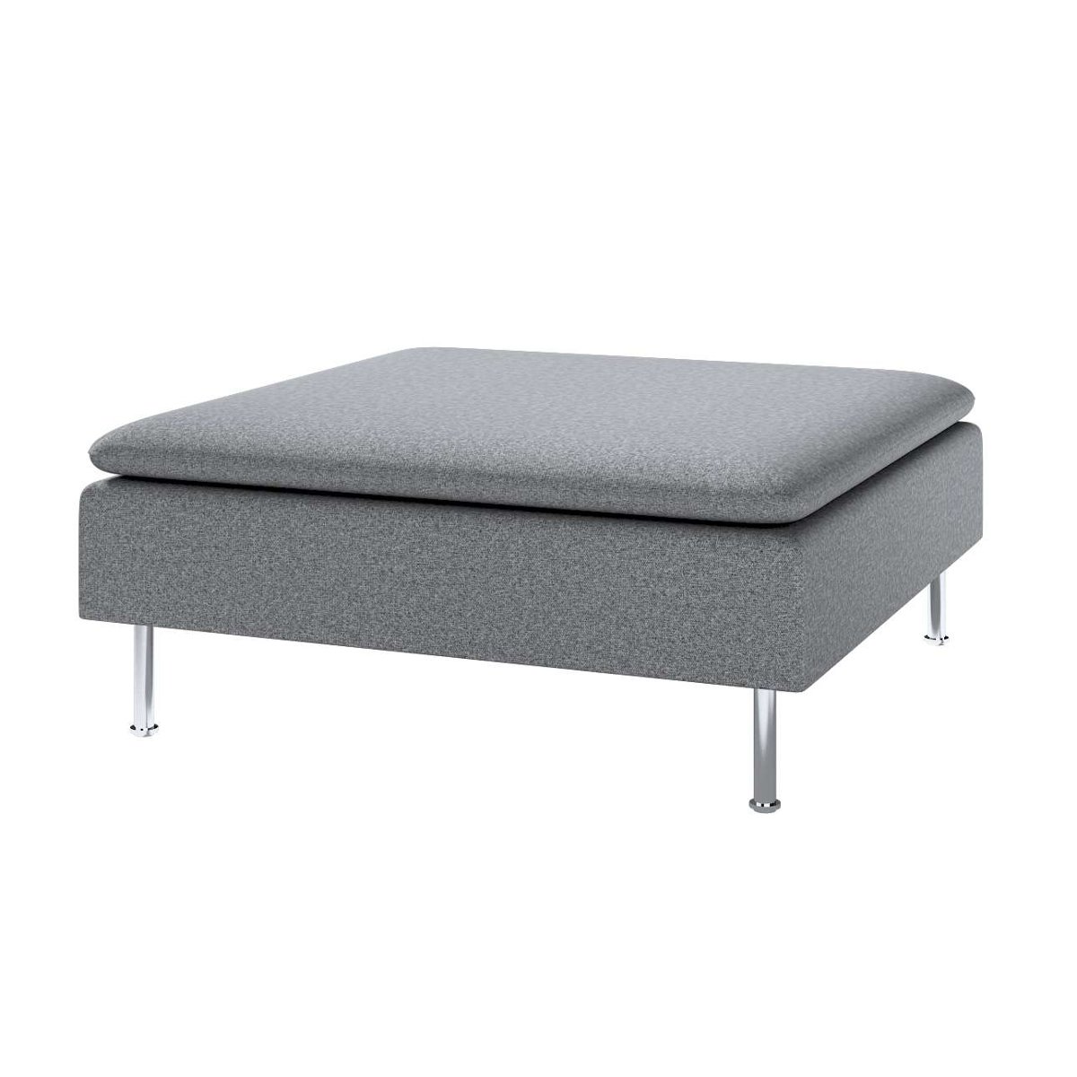 Pokrowiec na podnóżek Söderhamn, Amsterdam, ciemno szary melanż, 93x93x40 cm