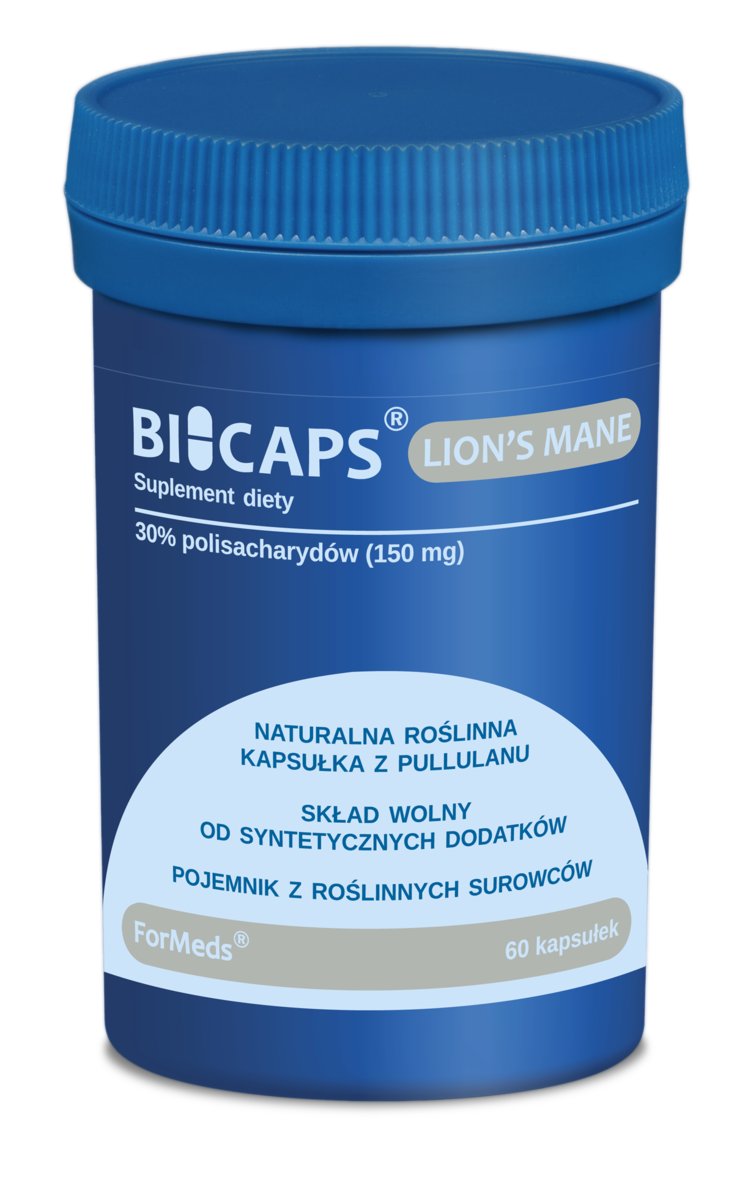 BICAPS Lion''s Mane 30% polisacharydów 150mg 60 kapsułek FORMEDS