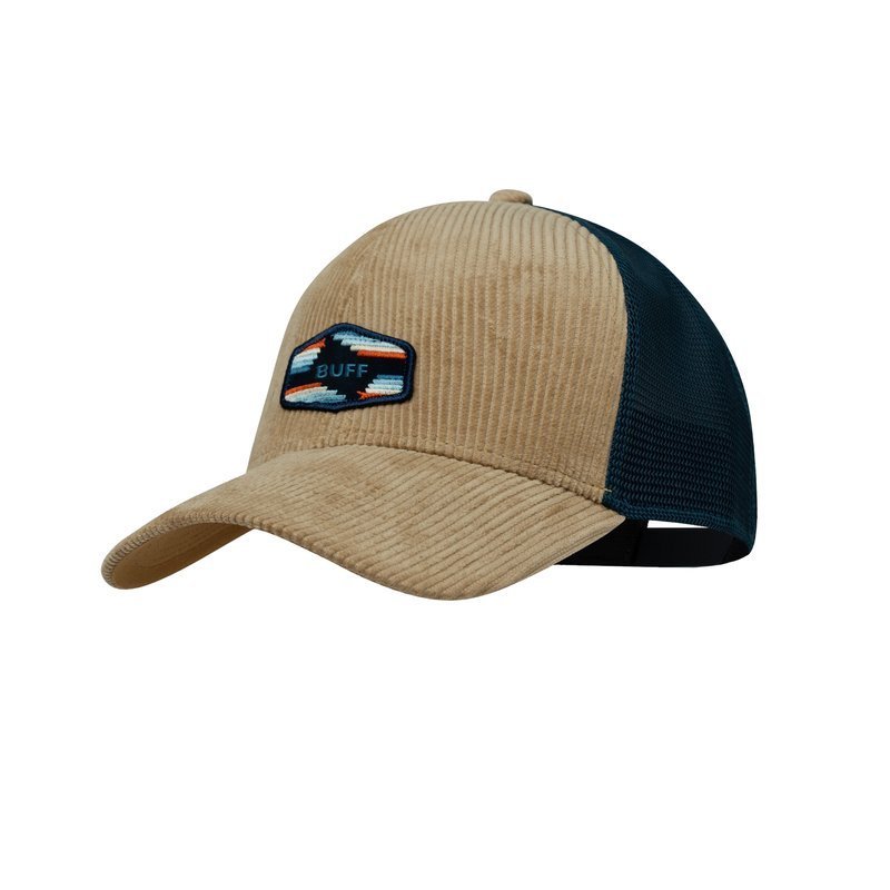 Czapka z daszkiem BUFF® TRUCKER CAP TINAI CAMEL - L-XL (57,5-62 cm)