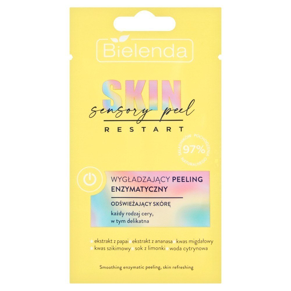 Zdjęcia - Maska do twarzy Bielenda  Skin Restart Sensory Peel - Wygładzający peeling enzymatyczny d 