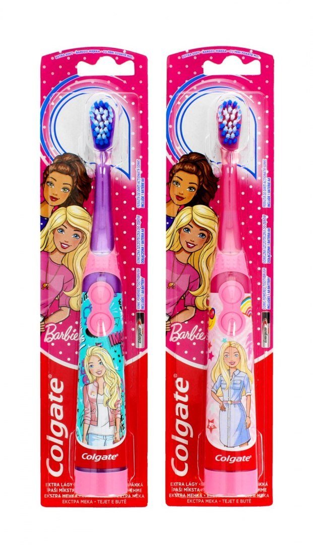 Colgate Elektryczna Szczoteczka do zębów na baterie BARBIE, 1 szt 8718951448162