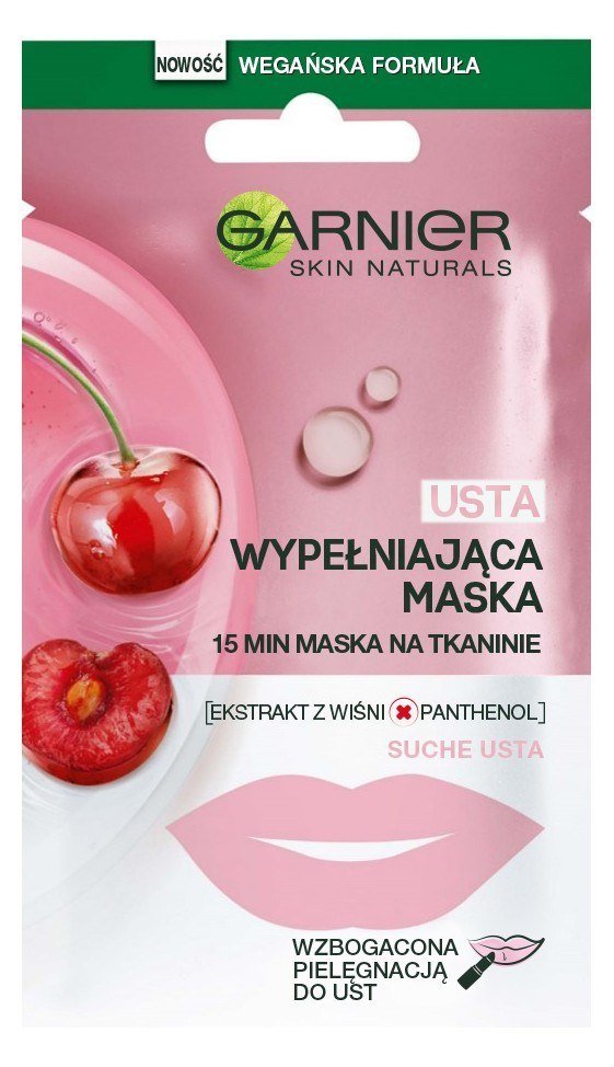 Garnier Skin Naturals Maska na Usta Cherry