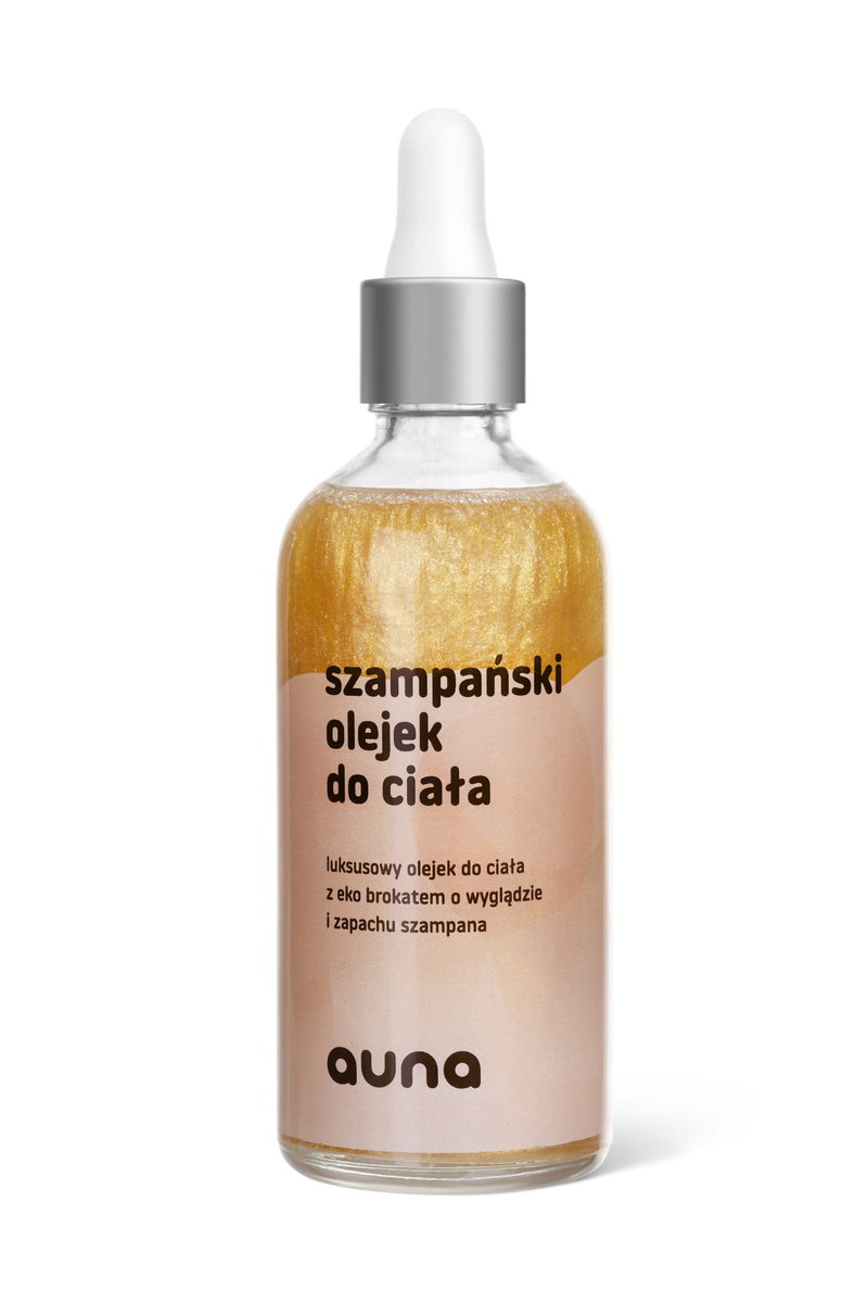 Auna Auna Szampański Olejek do Ciała z Ekobrokatem 100 ml 785F-58329