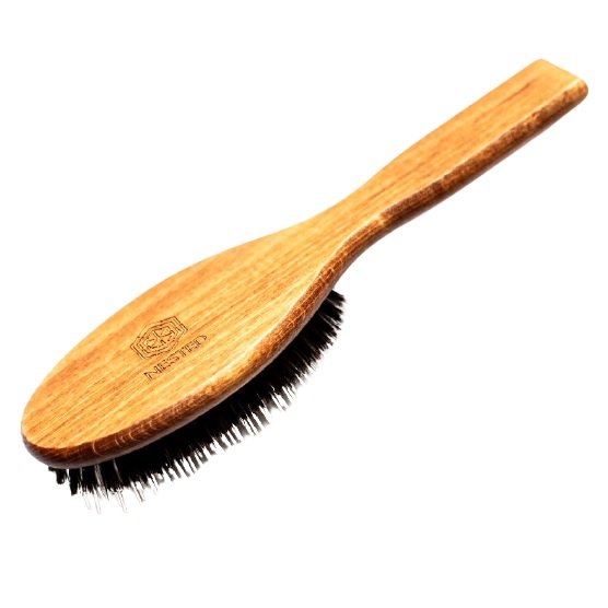 NESTED Masująca szczotka do włosów z włosiem dzika