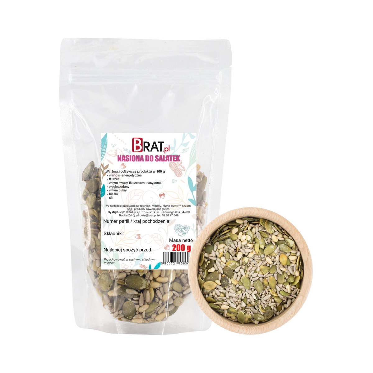 Nasiona Do Sałatek 200G