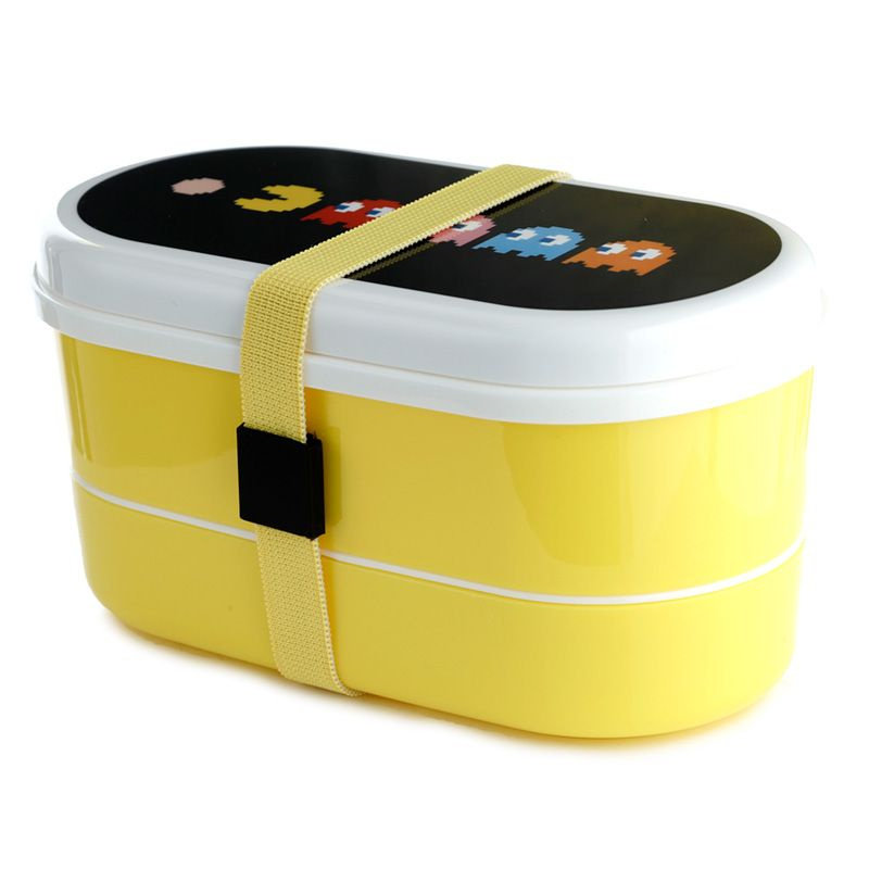 Pudełko Na Lunch Z Łyżką I Widelcem Pac-Man