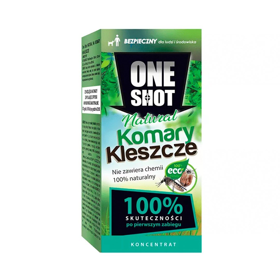 ONE SHOT ONE SHOT Natural na komary i kleszcze  KONC. 250ml 5902686245001
