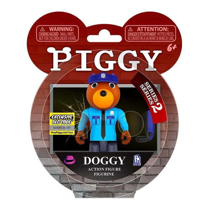 Piggy Seria 2 Doggy Roblox Phatmojo Figurka kolekcjonerska, Akcji