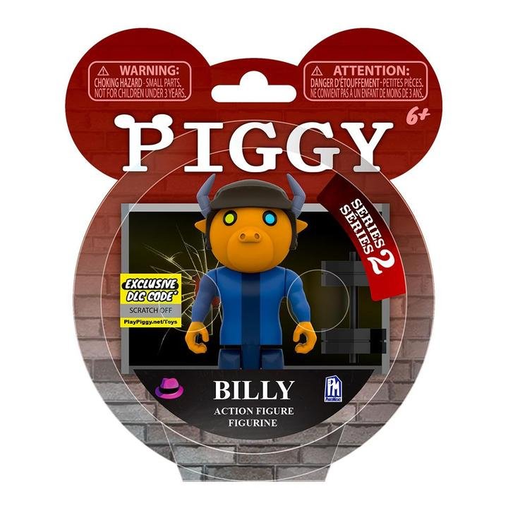 Piggy Seria 2 Billy Byk Roblox Phatmojo Figurka kolekcjonerska, Akcji