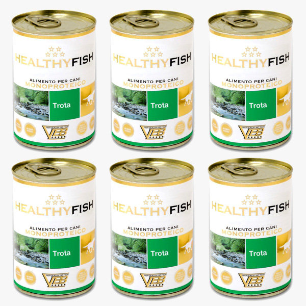 Healthy Fish Pstrąg 6 x 400g karma dla psa monobiałkowa