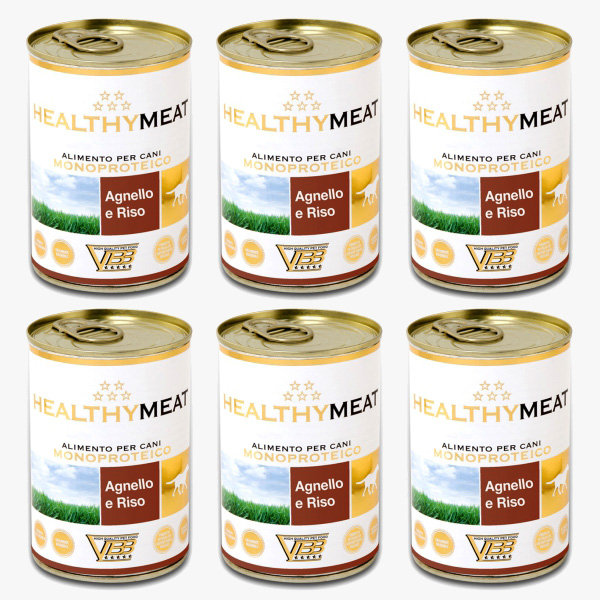 Healthy Meat Jagnięcina z Ryżem monoprotein 6 x 400 g