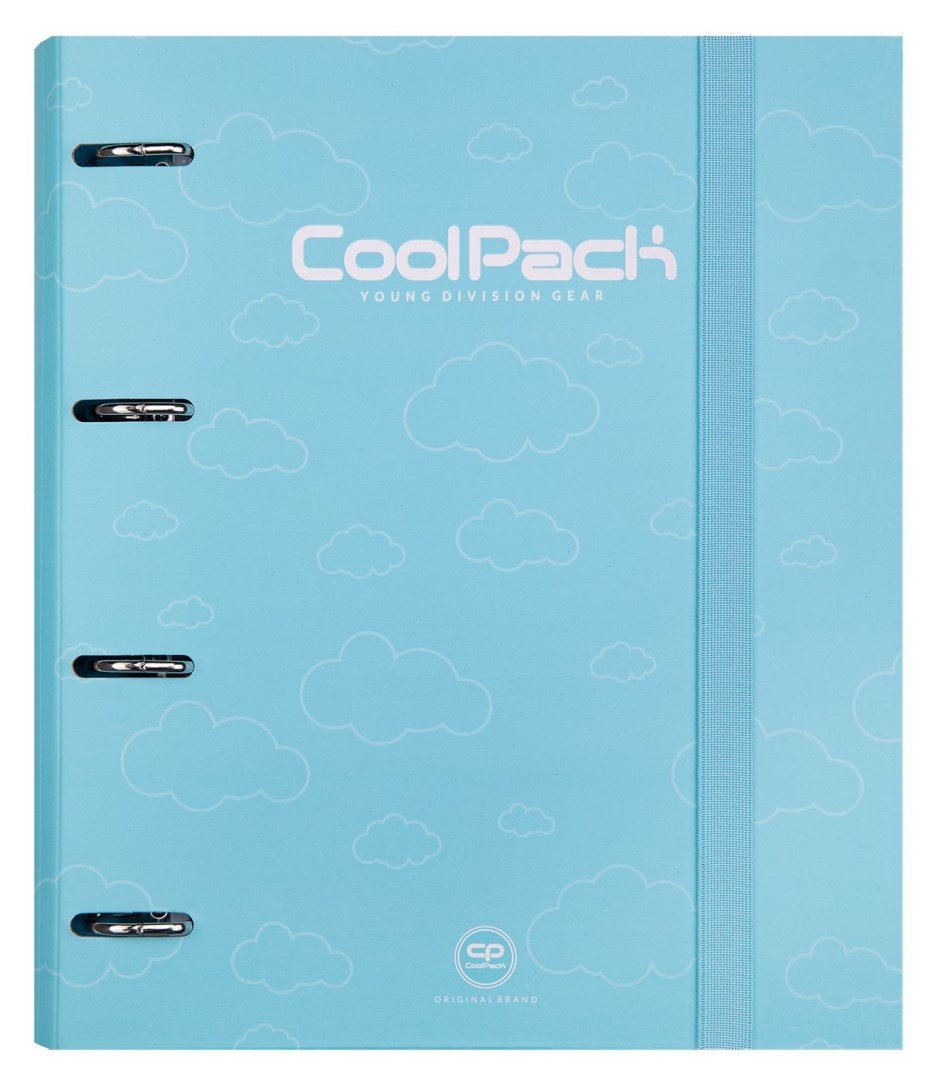Patio Segregator A4 4R Coolpack Pastel z kartkami niebieski