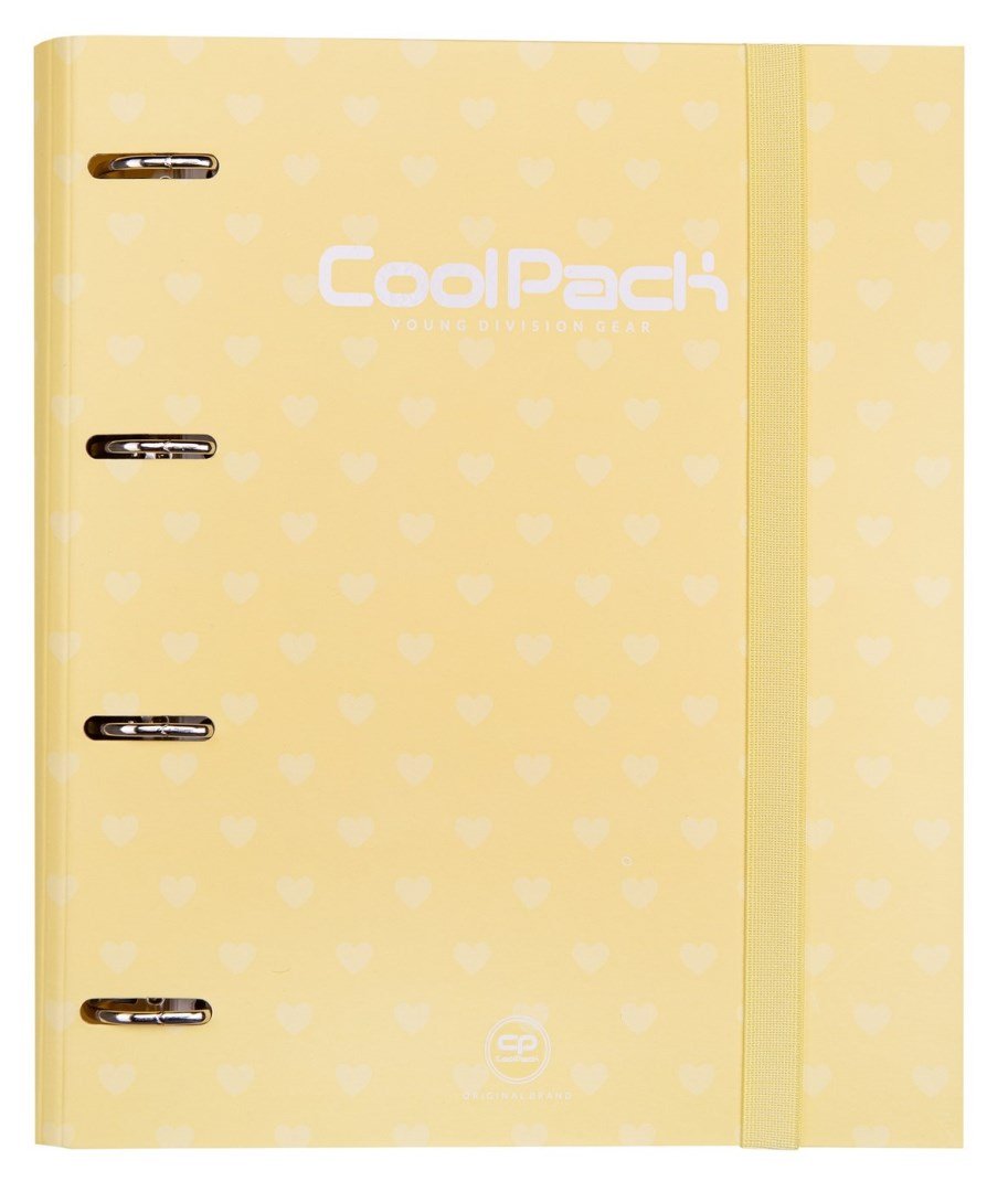 Patio Segregator A4 4R Coolpack Pastel z kartkami żółty