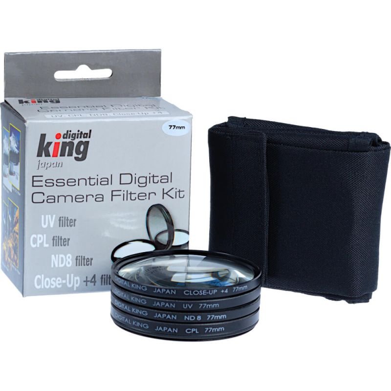 King Digital (UV + polaryzacyjny + ND8 + +4) 77 mm