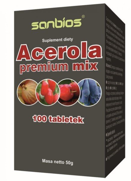 SANBIOS SANBIOS Acerola premium mix 100 tabl. 21SANACEPT