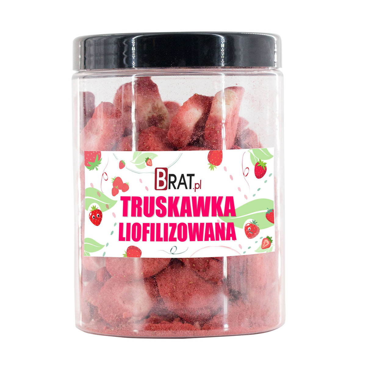 TRUSKAWKI LIOFILIZOWANE plastry 40g suszone owoce PRODUKT NATURALNY
