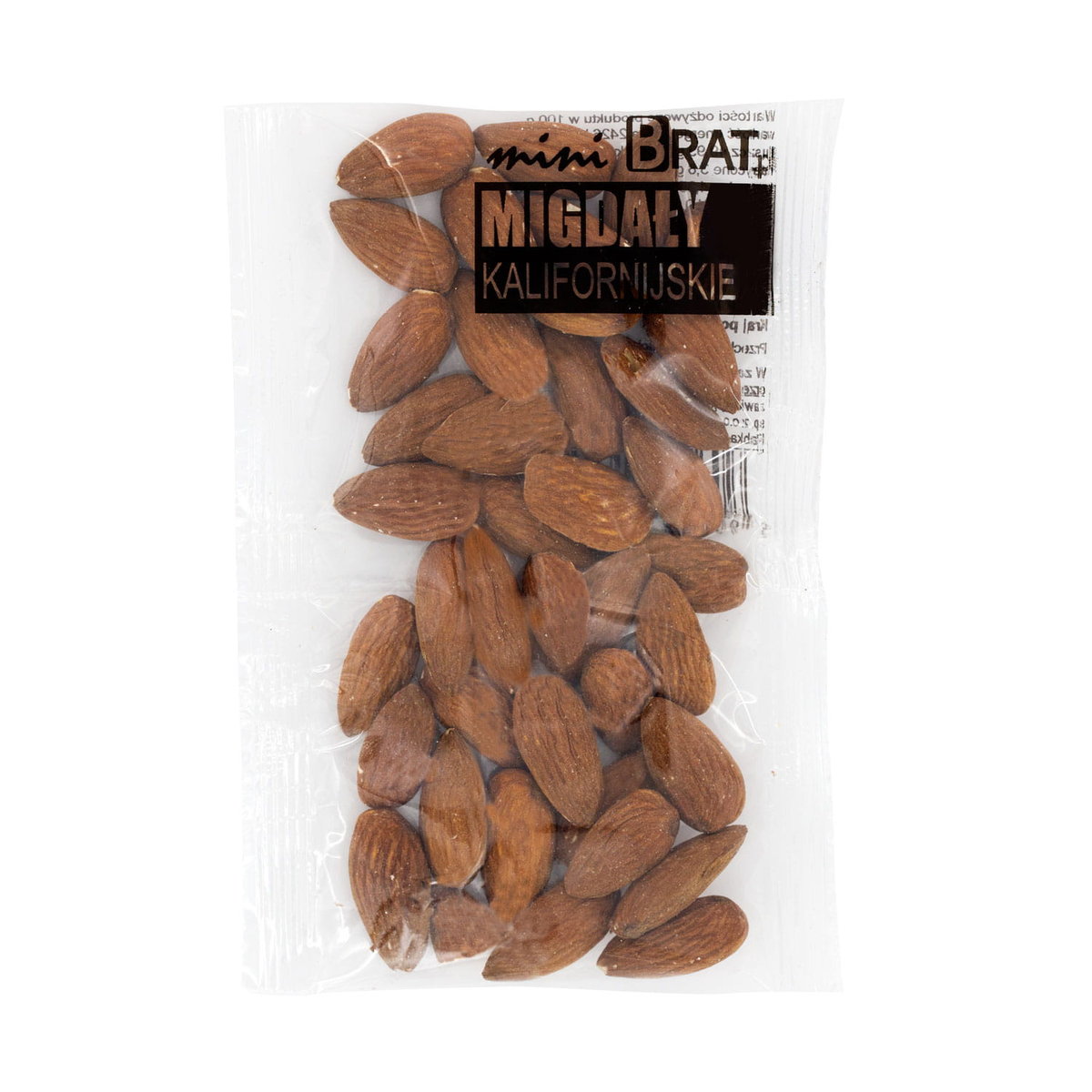 Migdały Kalifornijskie 50G Całe 100% Naturalne