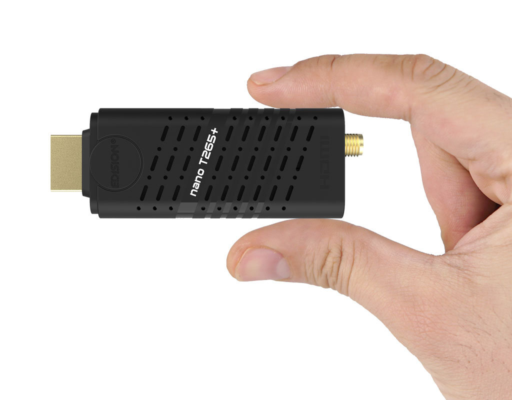 Uniwersalny Tuner Naziemny Dvb-T2/C Edision Nano T265+ Hevc