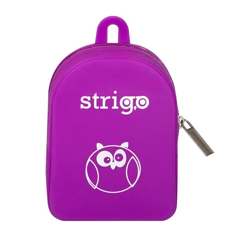 Portfelik Silikonowy Fioletowy Strigo