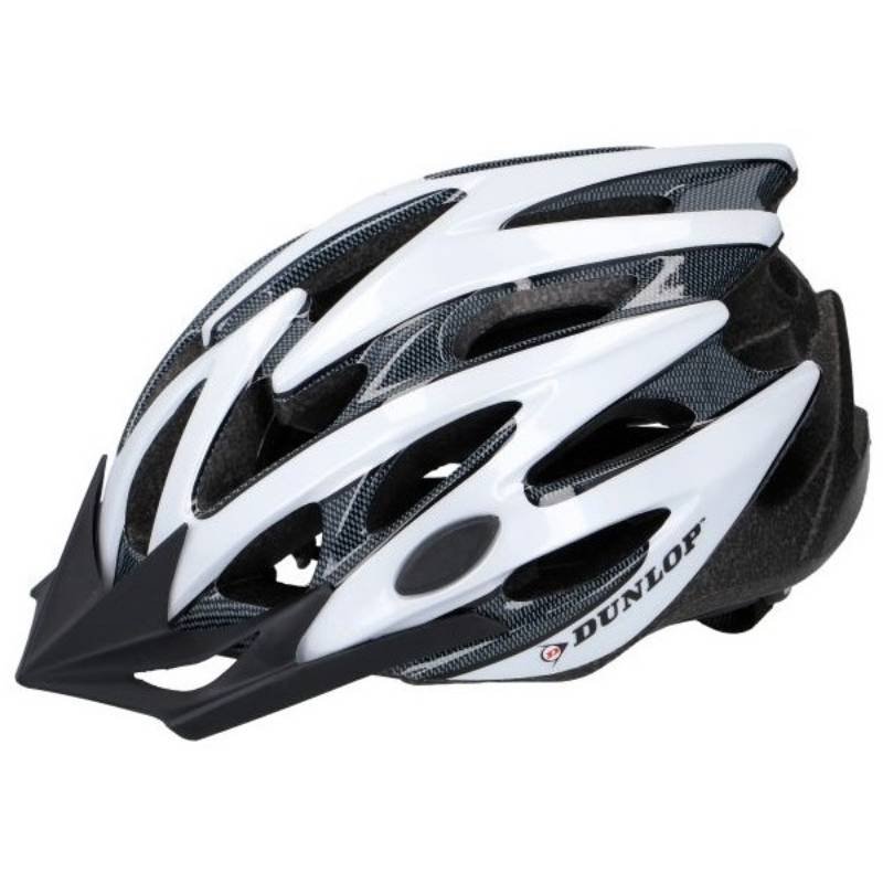 Zdjęcia - Kask rowerowy Dunlop   MTB r. S  (Biało-czarny)