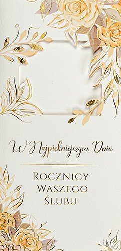 Jubileusz Ślubu Kartka Z Ustawianą Cyfrą Dllux23
